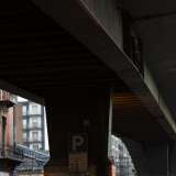 La parte inferiore del ponte XX settembre
